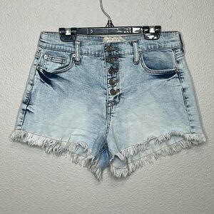 Altar’d State Women’s Jean Cutoff Micro Shorts Distressed Size 26/3